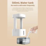 580ml Anti-gravity Humidifier Water Droplet Backflow Atomizer Aromatherapy Machine - Image 6