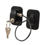 Door And Window Limiters Child Security Anti-Theft Latch With Key - Image 2