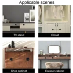 Door And Window Limiters Child Security Anti-Theft Latch With Key - Image 9