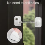 Door And Window Limiters Child Security Anti-Theft Latch With Key - Image 10