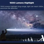 Nextool  6-In-1 Outdoor Emergency Flashlight  Zoomable Alarm Camping Work Light - Image 5