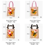 Christmas Decoration Riding Deer Tote Bag Kids Candy Cartoon Gift Bag - Image 4