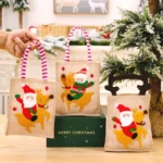 Christmas Decoration Riding Deer Tote Bag Kids Candy Cartoon Gift Bag - Image 8