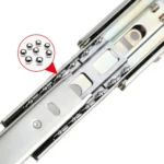1 Pair Thickened Three Sections Ball Slide Mute Drawer Track Rail - Image 3