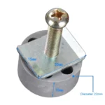 Sliding Glass Door Limiter Track Stopper Shower Sliding Door Accessories - Image 2