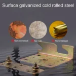 Bed Hinge Pendant Bed Accessories Furniture Hardware Corner Code With Screws - Image 6