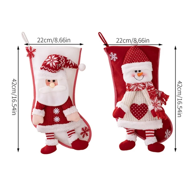 TBD06040924_B2.webp Christmas Decoration Supplies Cartoon Christmas Stocking Gift Bag - Image 3