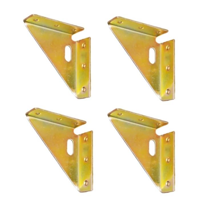 4pcs /Set Triangle Corners Anti-Shaking Fixing Fittings For Bed Frame