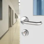Stainless Steel Round Tube Fire Door Handle Passage Door Lever - Image 8