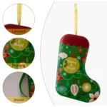 Christmas Tree Decoration Pendants Christmas Stock Shaped Tinplate Gift Box - Image 5