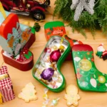 Christmas Tree Decoration Pendants Christmas Stock Shaped Tinplate Gift Box - Image 8
