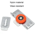 Closet Sliding Door Pulley Fittings Silent Sliding Door Accessories With 8 Screws - Image 5