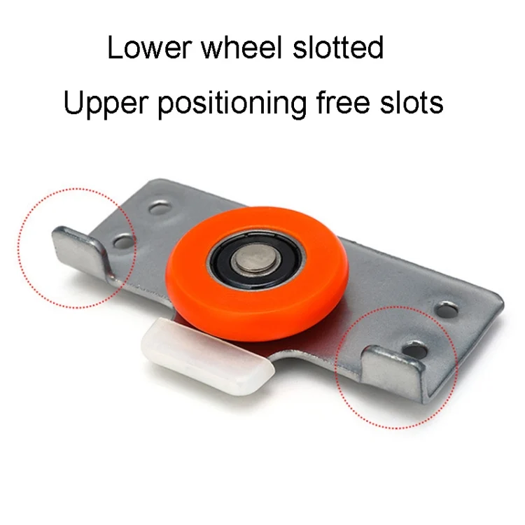 TBD06040946_B5.webp Closet Sliding Door Pulley Fittings Silent Sliding Door Accessories With 8 Screws - Image 6