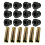 Golf Cart Front And Rear Steel Plate Rubber Sleeve Iron Sleeve Kit Leaf Spring Bushings - Image 5