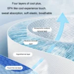 Baby Stroller Mat Seat Cushion Safety Seat Ice Silk Cushion - Image 5