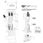Sliding Door Closet Pulley Accessories Large Groove Sliding Door Lower Track - Image 11