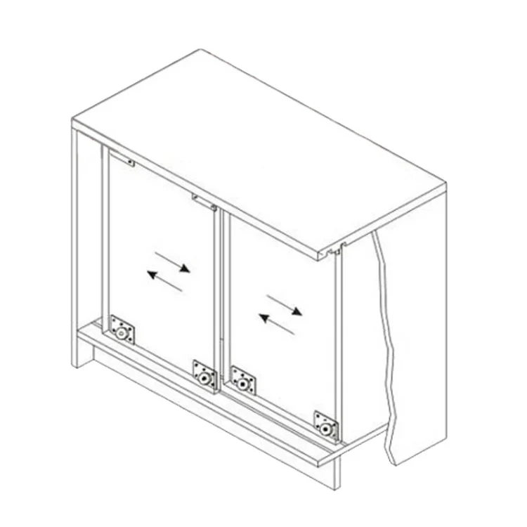 TBD06040980_11.webp Sliding Door Closet Pulley Accessories Large Groove Sliding Door Lower Track - Image 12