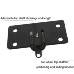 Sliding Door Closet Pulley Accessories Large Groove Sliding Door Lower Track - Image 4