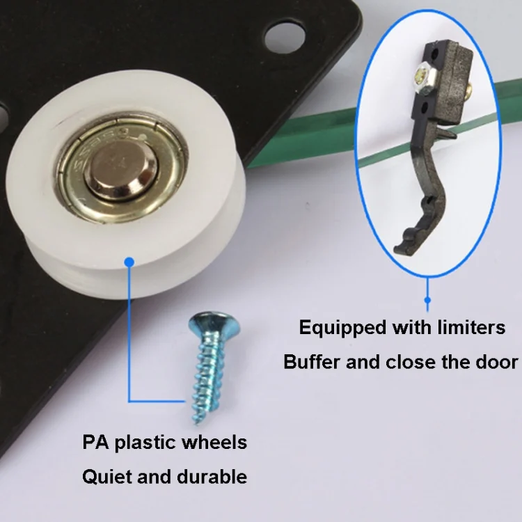 TBD06040980_5.webp Sliding Door Closet Pulley Accessories Large Groove Sliding Door Lower Track - Image 6