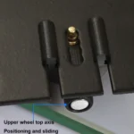 Sliding Door Closet Pulley Accessories Large Groove Sliding Door Lower Track - Image 9
