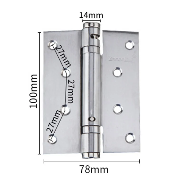 TBD06040984_1.webp 2pcs /Set 4 Inch Stainless Steel Hinge Free Slotting Door Switch Hinge - Image 2