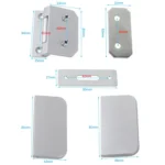 Glass Door Partition Hinge Furniture Housing Door Fittings - Image 7
