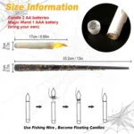 12pcs /Set LED Floating Candles Lights With Remote Control Christmas Halloween Decoration - Image 3