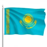 Kazakhstan National Flag Polyester Decorative Flag