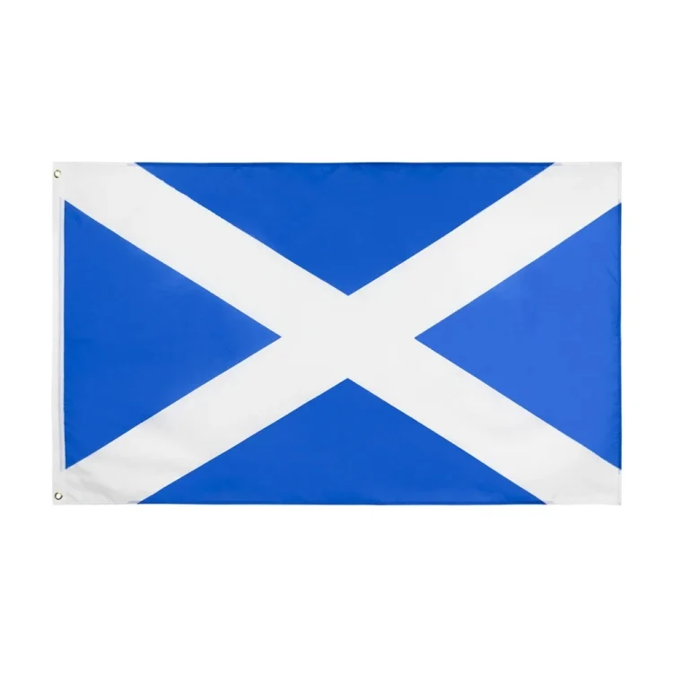 Scottish National Flag Polyester Decorative Flag