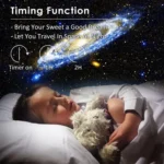 Galaxy Night Light Star Projector LED Table Lamp Children Room Decor With 12pcs Film Disc - Image 6