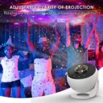 Galaxy Night Light Star Projector LED Table Lamp Children Room Decor With 12pcs Film Disc - Image 7