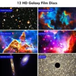 Galaxy Night Light Star Projector LED Table Lamp Children Room Decor With 12pcs Film Disc - Image 8