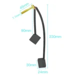 2pcs /Set For Club Car / EZGO Golf Cart 3.3 Motor Carbon Brushes - Image 3