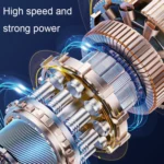 Three-Ring Knife Mesh Electric Men Shaver Travel Portable Mini Shaver - Image 6