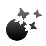 4pcs /Set DIY Acrylic Butterfly Mirror Waterproof Wall Stickers Dining Room Bedroom Decoration - Image 2