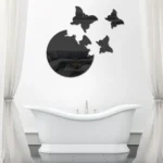 4pcs /Set DIY Acrylic Butterfly Mirror Waterproof Wall Stickers Dining Room Bedroom Decoration - Image 4