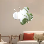 Acrylic Butterfly Stereo Wall Stickers Bedroom Living Room Background Wall Decoration Soft Mirror - Image 5