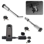 Car Latch Lock Trailer Tow Hook Anti-theft Padlock - Image 2
