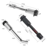 Car Latch Lock Trailer Tow Hook Anti-theft Padlock - Image 3