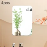 Round Corner Models Rectangle Acrylic Mirror Stereo Wall Stickers Home Decoration Soft Mirror