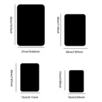 Round Corner Models Rectangle Acrylic Mirror Stereo Wall Stickers Home Decoration Soft Mirror - Image 2