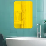 Round Corner Models Rectangle Acrylic Mirror Stereo Wall Stickers Home Decoration Soft Mirror - Image 3