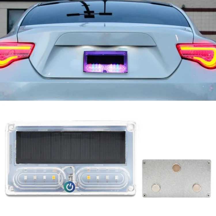 TBD0604109701A.webp Car Solar Warning Light Anti-rear Collision LED Tail Light - Image 1