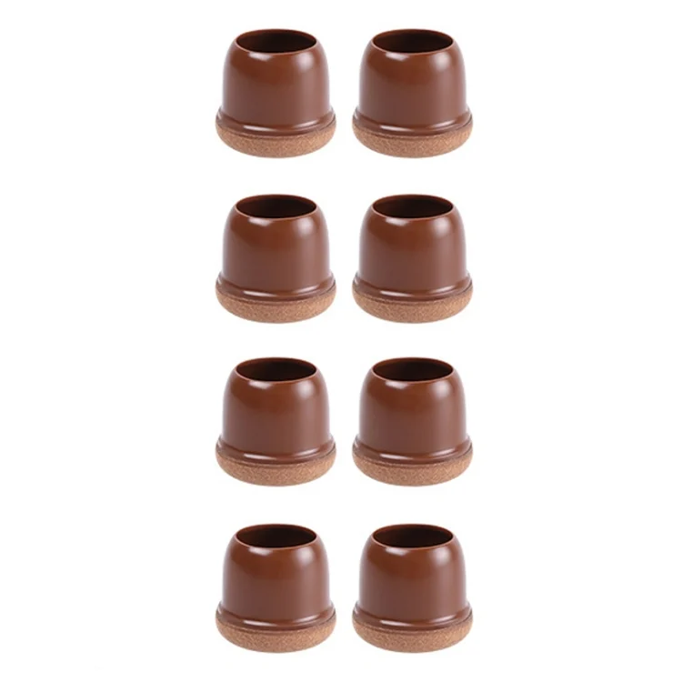 8pcs /Set Round Table And Chair Leg Covers For Tiles/Wooden Floors Furniture Protectors