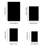 4pcs Right Angle Models Rectangle Acrylic Mirror Stereo Wall Stickers - Image 2