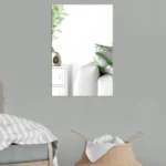 4pcs Right Angle Models Rectangle Acrylic Mirror Stereo Wall Stickers - Image 3