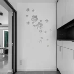 18pcs /Set Acrylic Cherry Blossom Mirror Wall Sticker Living Room Bedroom Background Wall Decoration - Image 6