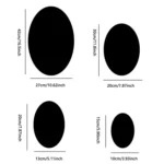 Oval Acrylic Mirror Stereo Wall Stickers Home Decoration Soft Mirror - Image 2