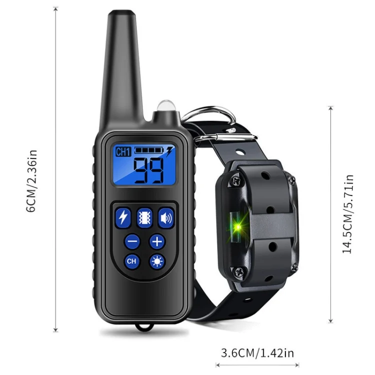 TBD06041126_B1.webp 800m Remote Control Stop Barker Dog Trainer Smart Anti-Disturbance Vibration Collar - Image 2