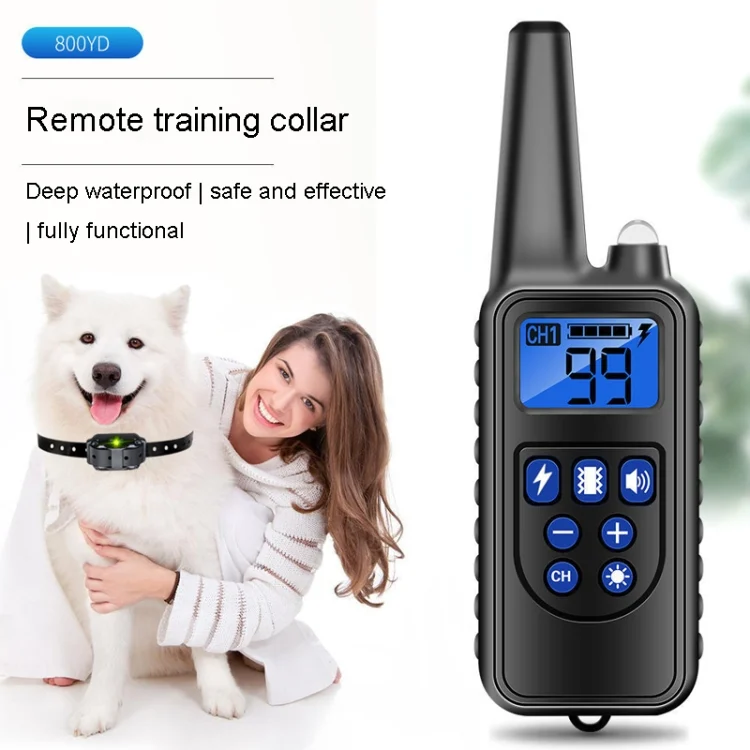 TBD06041126_B5.webp 800m Remote Control Stop Barker Dog Trainer Smart Anti-Disturbance Vibration Collar - Image 6